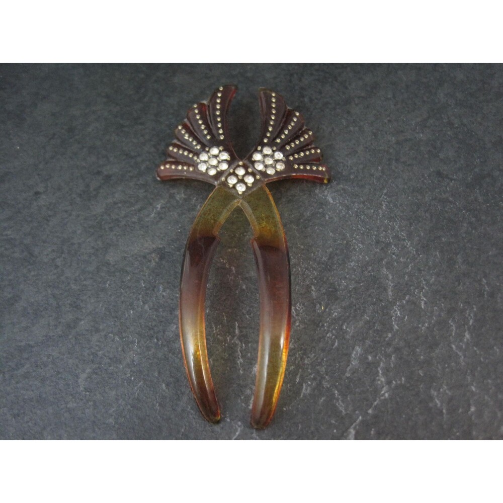 Vintage Rhinestone Hair Comb